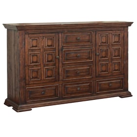 IFD Terra Rich Chocolate 6 Drawer Dresser