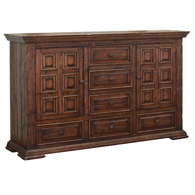 IFD Terra Rich Chocolate 6 Drawer Dresser IFD-1020DSR