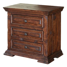 IFD Terra Rich Chocolate 3 Drawer Nightstand