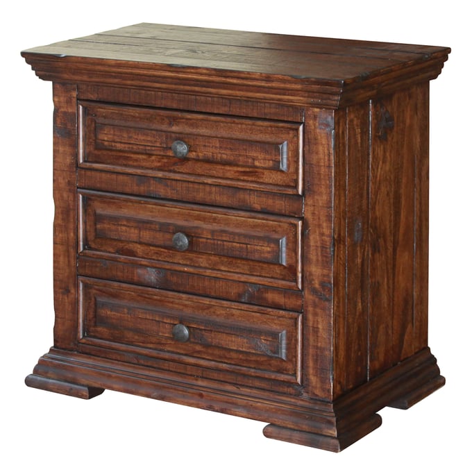 IFD Terra Rich Chocolate 3 Drawer Nightstand IFD-1020NTST