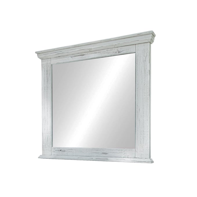 IFD Terra White Distressed Mirror IFD-1022MIRR