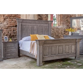 IFD Terra Gray Distressed 2pc King Bedroom Set