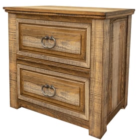 IFD Montana Two Tone Light Brown 2 Drawer Night Stand