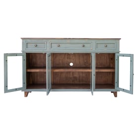 IFD Toscana Sage Green 3 Drawer Console