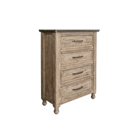 IFD Natural Stone Taupe Brown 4 Drawers Chest