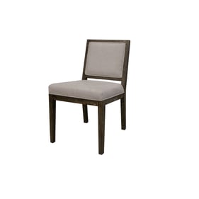 2 IFD Nogales Charcoal Beige Upholstered Chairs