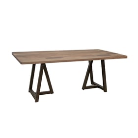 IFD Natural Parota Brown Cappuccino Dining Table