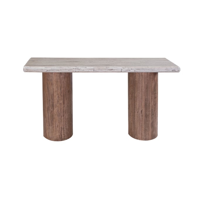 IFD Sahara Light Cream Brown Caramel Sofa Table IFD-2952SFT