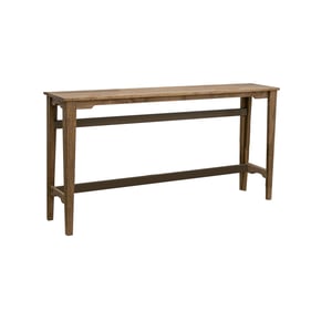 IFD Tulum Golden Brown Bar Height Sofa Table