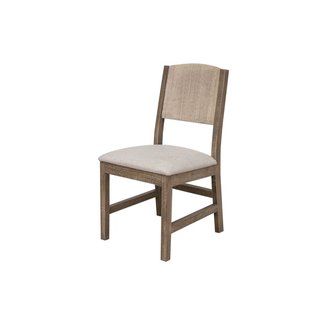 2 IFD Cosala Off White Gray Chairs IFD-8081CHRGY