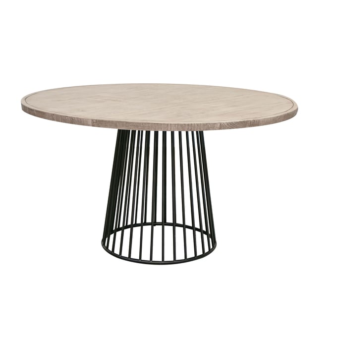 IFD Cosala Off White Round Dining Table IFD-8081RND-TBL