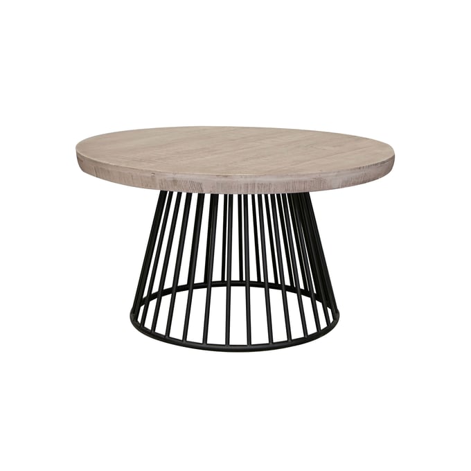 IFD Cosala Off White Metal Base Cocktail Table IFD-8081CKT