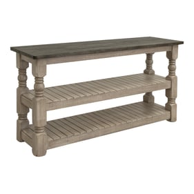 IFD Natural Stone Taupe Brown Sofa Table