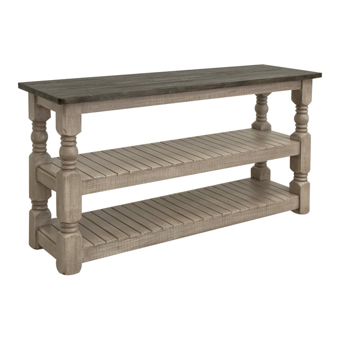 IFD Natural Stone Taupe Brown Sofa Table IFD-4091SFT