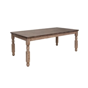 IFD Natural Stone Taupe Brown Dining Table