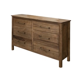 IFD Olimpia Tequila Towny Brown 6 Drawers Dresser