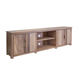 IFD Natural Parota Brown Cappuccino 93 Inch TV Stand