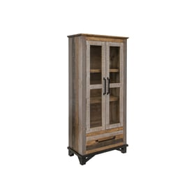 IFD Loft Brown Natural 2 Doors Cabinet