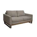 Metal & Wood Base, Loveseat