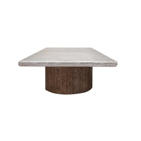 IFD Sahara Light Cream Brown Caramel Square Cocktail Table