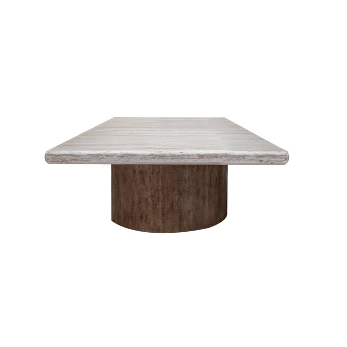 IFD Sahara Light Cream Brown Caramel Square Cocktail Table IFD-2952CKTSQ