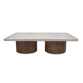 IFD Sahara Light Cream Brown Caramel Deluxe Cocktail Table