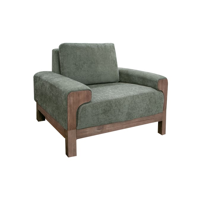 IFD Sedona Olive Green Armchair IFD-IUP966-ACH-111