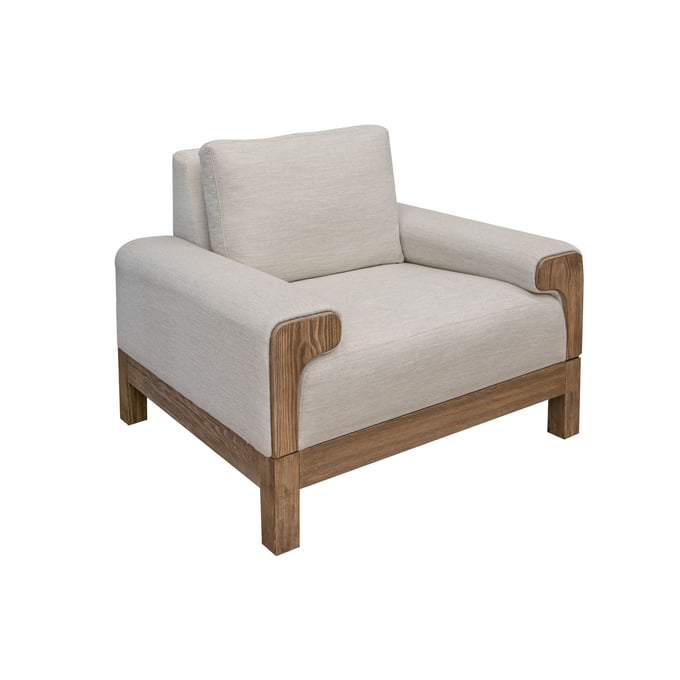 IFD Sedona Ecru Beige Armchair IFD-IUP966-ACH-131