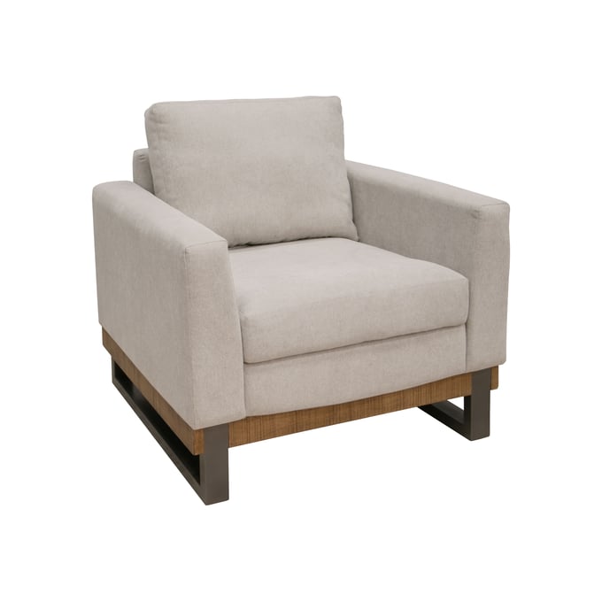 IFD Mita Agreeable Gray Armchair IFD-IUP241-ACH-161