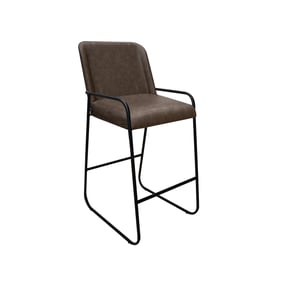 IFD Comala Chocolate Brown 30 Inch Upholstered Barstool