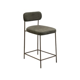 IFD Salamanca Olive Green 30 Inch Upholstered Barstool