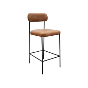 IFD Salamanca Caramel 30 Inch Upholstered Barstool