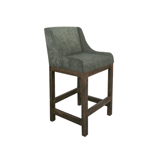 IFD Gray Olive Green 30 Inch Upholstered Barstool IFD-IUP700-BST30-111