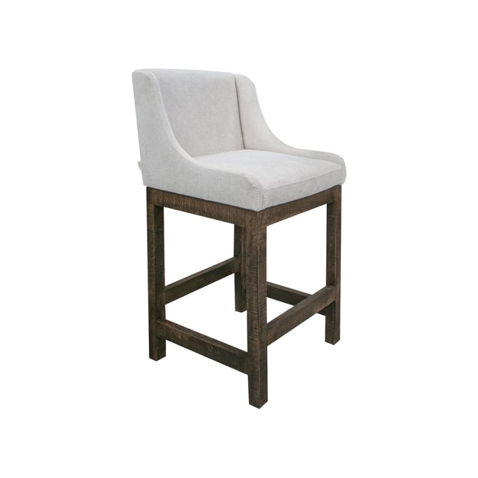 IFD Gray Agreeable 30 Inch Upholstered Barstool IFD-IUP700-BST30-161