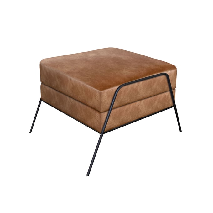 IFD Tyne Caramel Footstool Ottoman IFD-IUP331-OTT-202