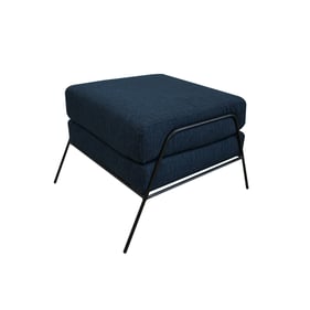 IFD Tyne Midnight Blue Footstool Ottoman