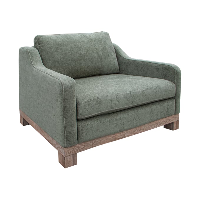 IFD Samba Olive Green Armchair IFD-IUP298-ACH-111