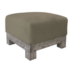 IFD Samba Camel Upholstered Square Ottoman