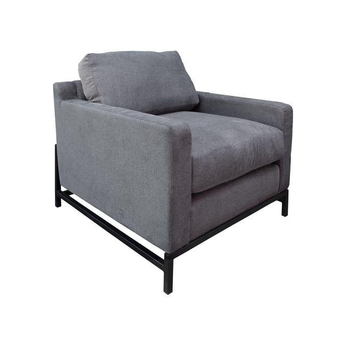 IFD Maison Iron Gray Armchair IFD-IUP701-ACH-121