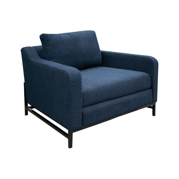 IFD Maison Midnight Blue Armchair IFD-IUP701-ACH-221