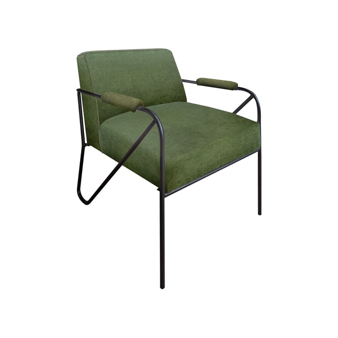 IFD Lotus Olive Green Armchair IFD-IUP132-ACH-111