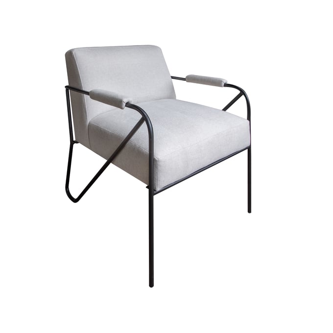 IFD Lotus Agreeable Gray Armchair IFD-IUP132-ACH-161