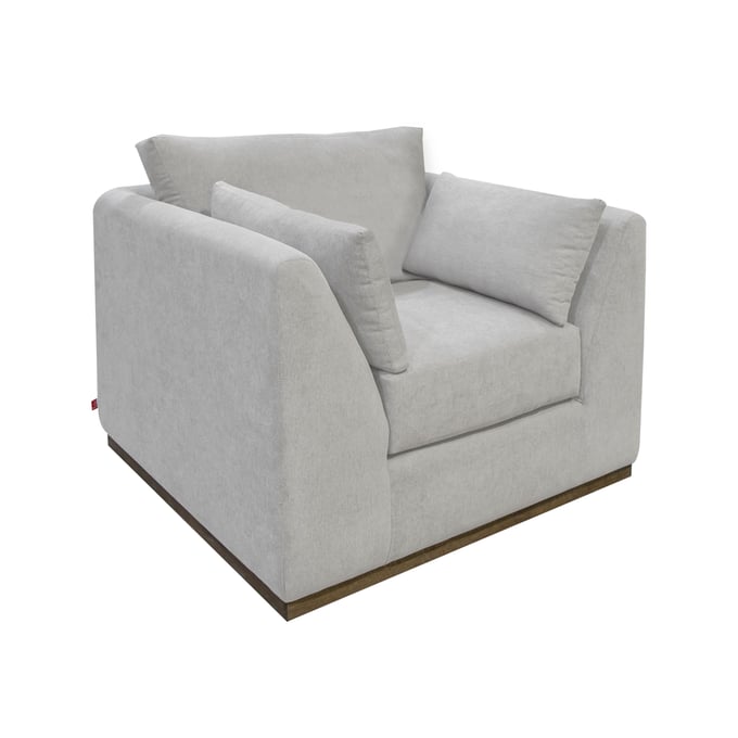 IFD Vallarta Agreeable Gray Armchair IFD-IUP882-ACH-161