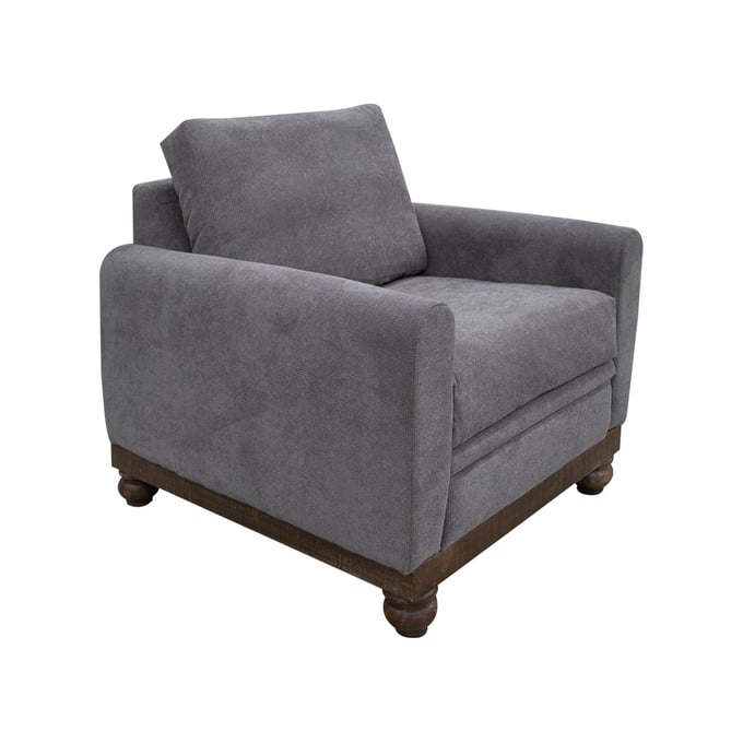 IFD Pueblo Iron Gray Armchair IFD-IUP340-ACH-121