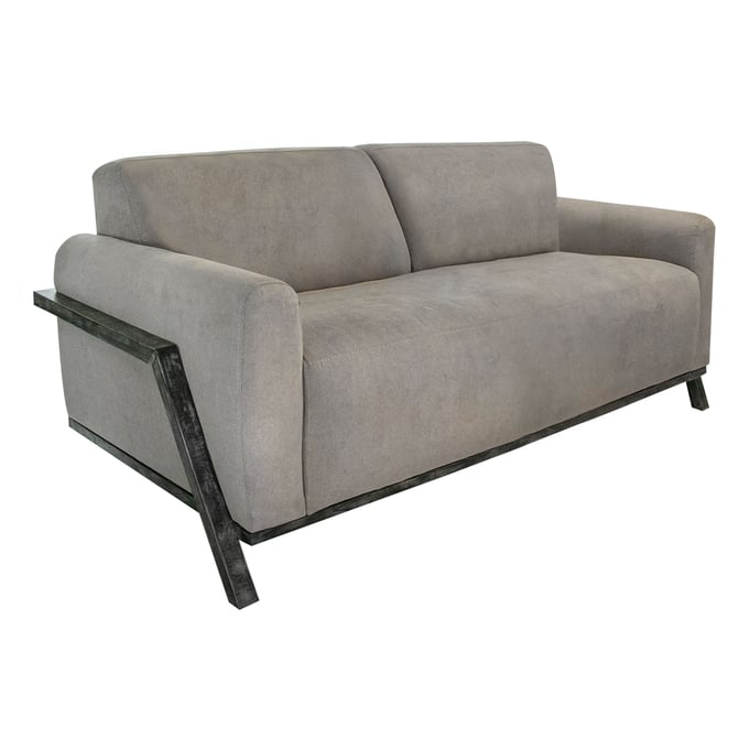 IFD Fika Almond Gray Loveseat IFD-IUP248-LOV-151