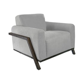 IFD Fika Agreeable Gray Armchair