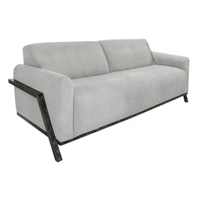 IFD Fika Agreeable Gray Loveseat