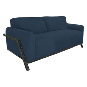 IFD Fika Midnight Blue Loveseat