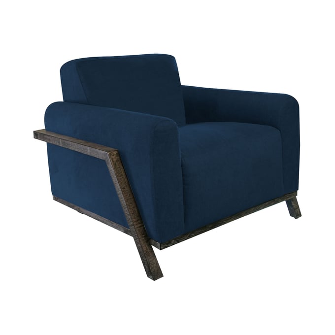 IFD Fika Midnight Blue Armchair IFD-IUP248-ACH-221