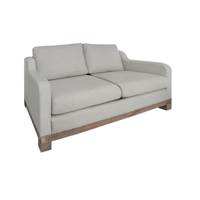 IFD Samba Agreeable Gray Wooden Frame and Base Two-Cushion Loveseat IFD-IUP298-LOV-161-A